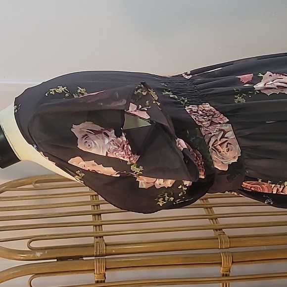 Live 4 Truth grey pink floral duster cover up layer piece size XL mauve - Picture 9 of 15